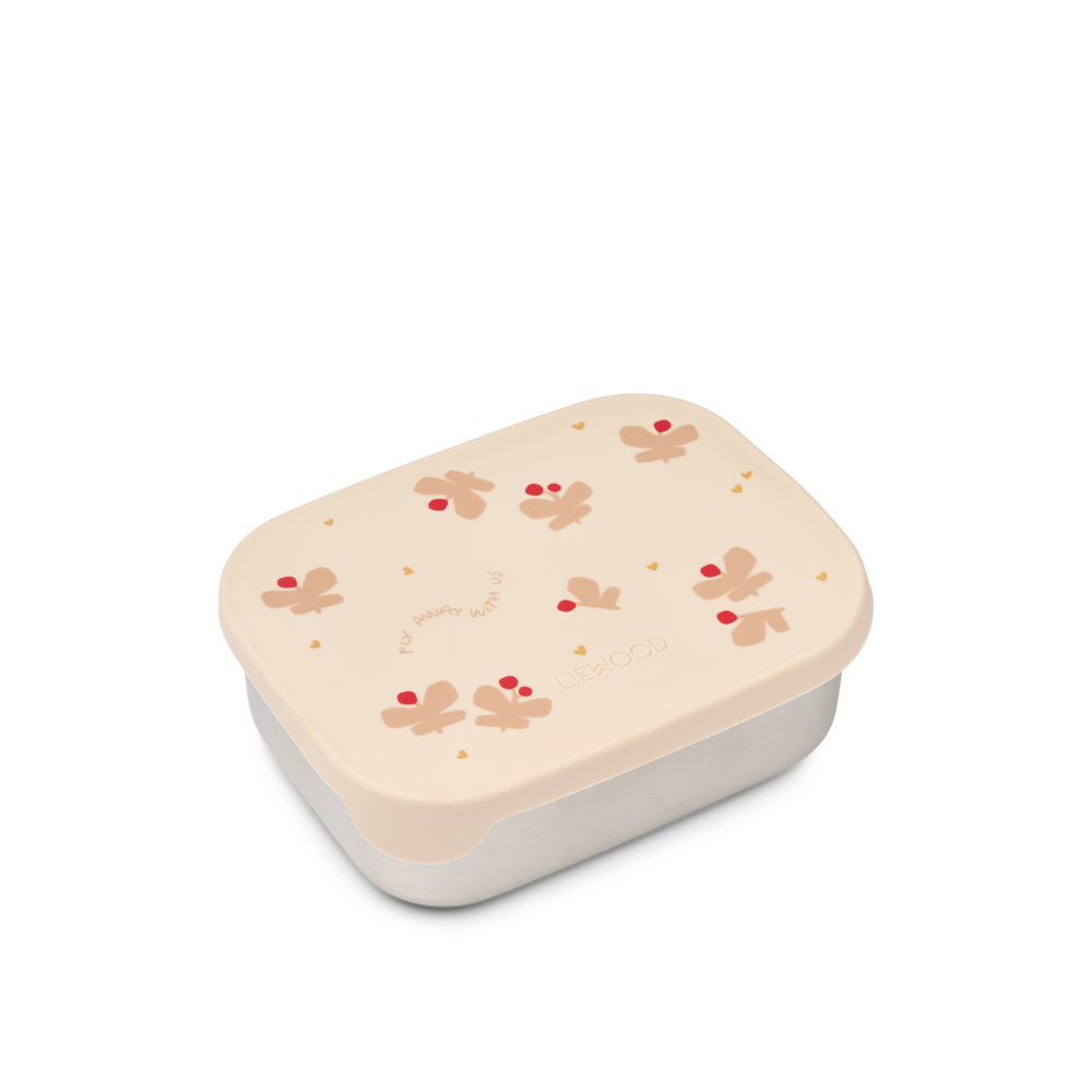 Liewood Lunchbox Arthur Butterfly Apple Blossom