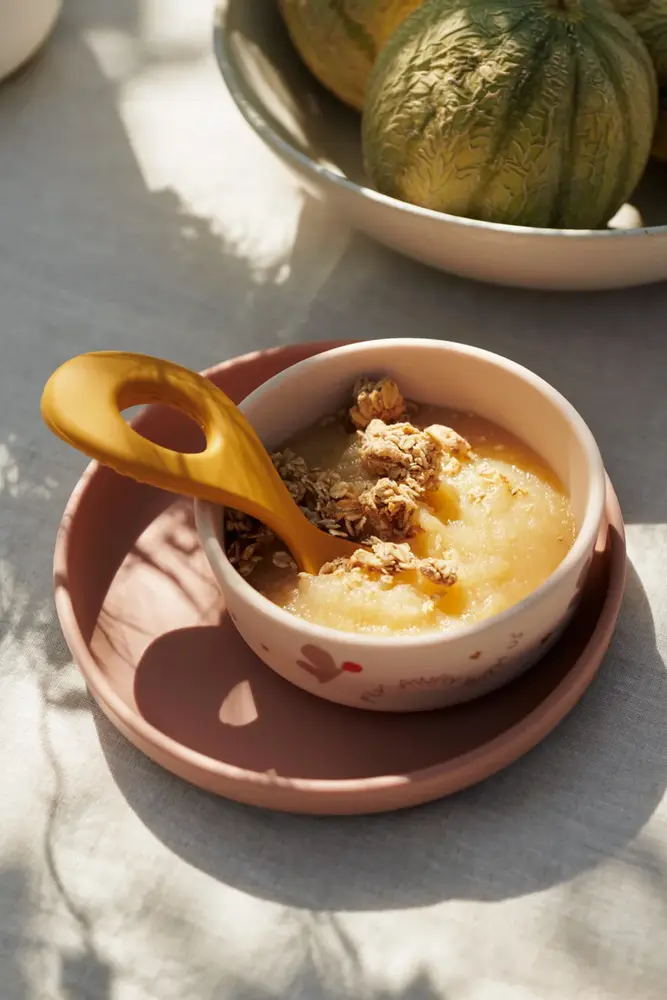 Liewood Vivi Siliconen Servies Set Butterfly Apple Blossom