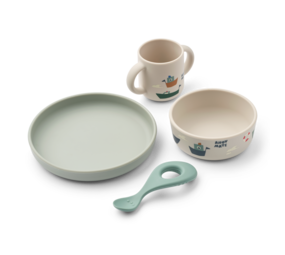 Liewood Vivi Siliconen Servies Sailing Sandy