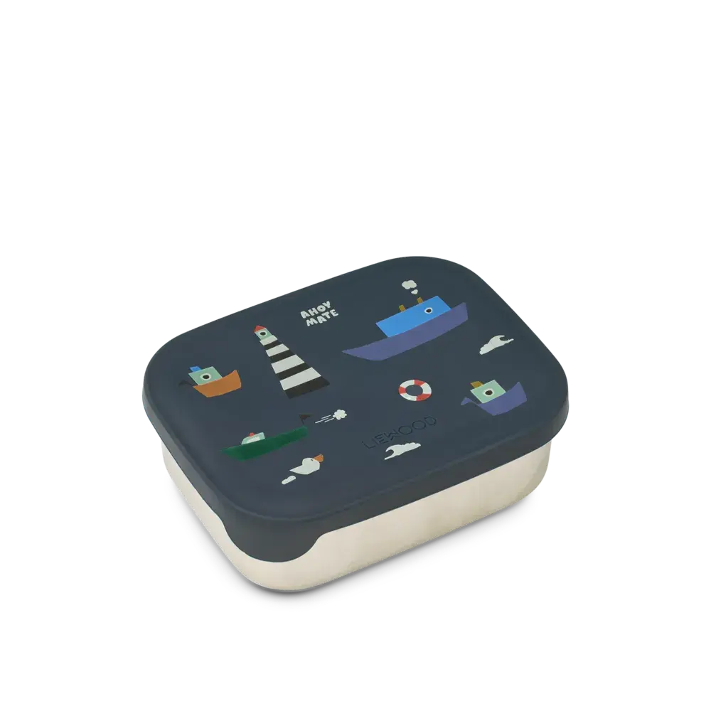 Liewood Lunchbox Arthur Arthur Sailing Classic Navy