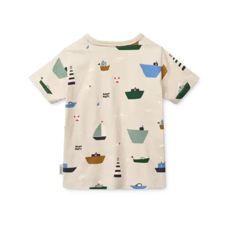 Liewood Shirt Shortsleeve Apia Sailing Sandy