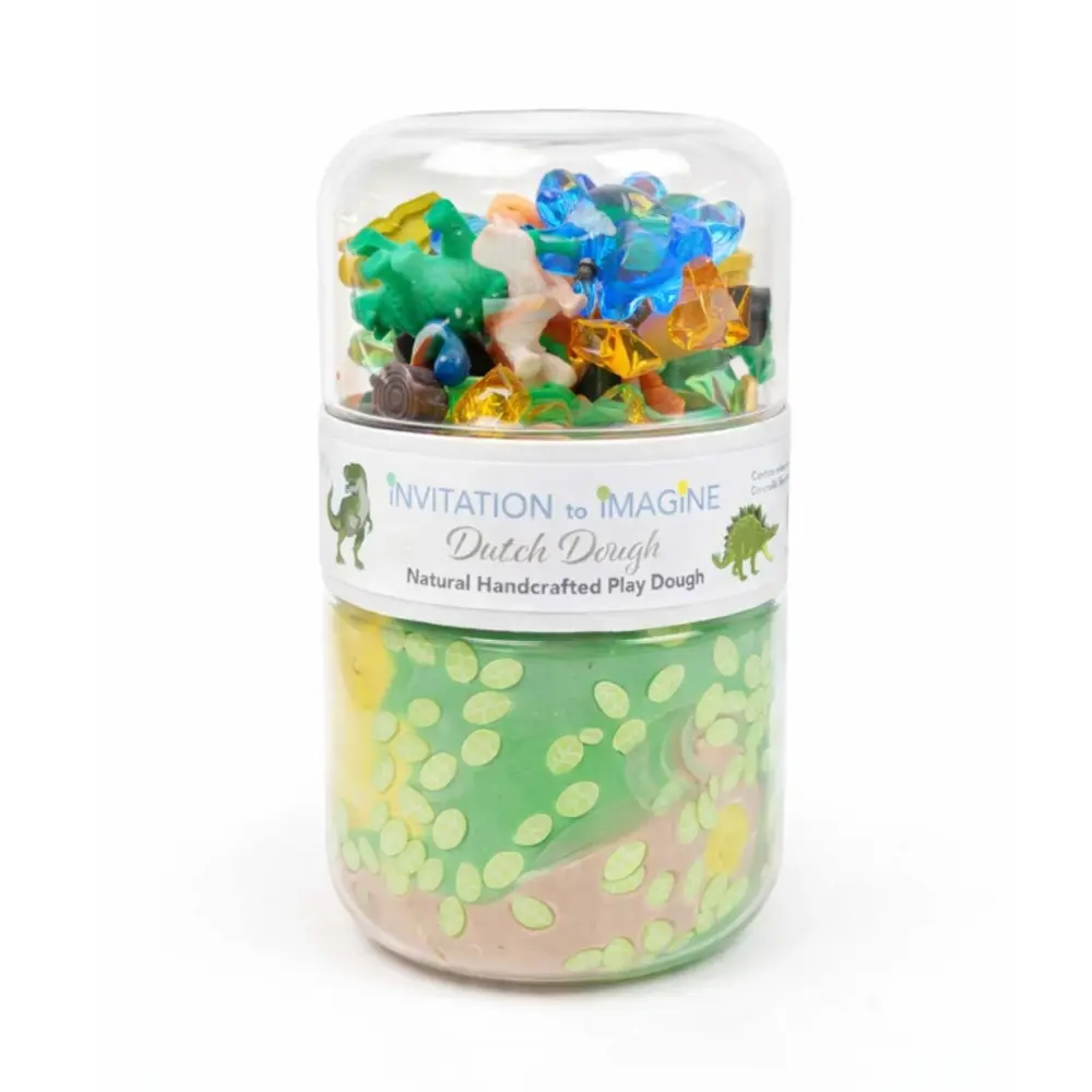 Dutch Dough Invitation to Imagine Klei Playpot Dinosaur