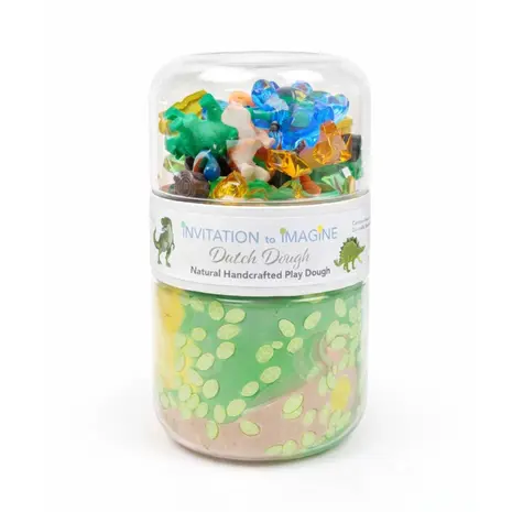 Dutch Dough Invitation to Imagine Klei Playpot Dinosaur