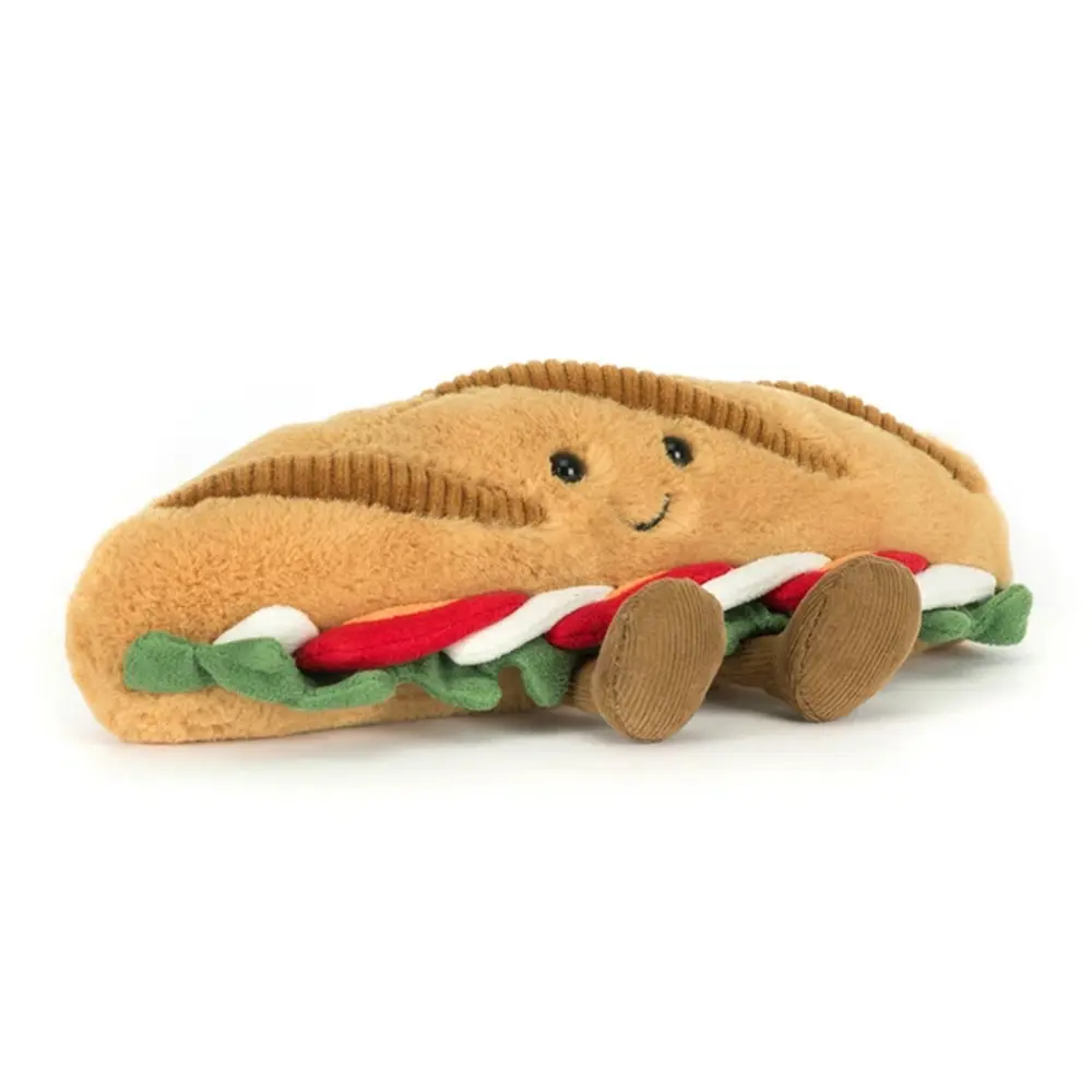 ジェリーキャット　Amuseables Caprese Baguette パン Jellycat Amuseables Caprese Baguette - Lazy Lama Kids Conceptstore