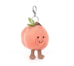 Jellycat Amuseables Peach Bag Charm