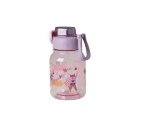 Rice Groot Tritan Drinkfles - Roze - Hero Print