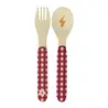 Rice Melamine Lepel en Vork - Hero Roze Rice Melamine Lepel en Vork - Hero Roze