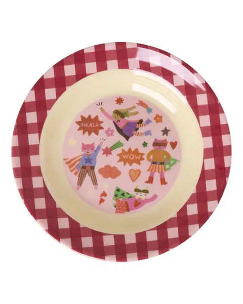 Kinderschaaltje - Roze - Hero Print afbeelding