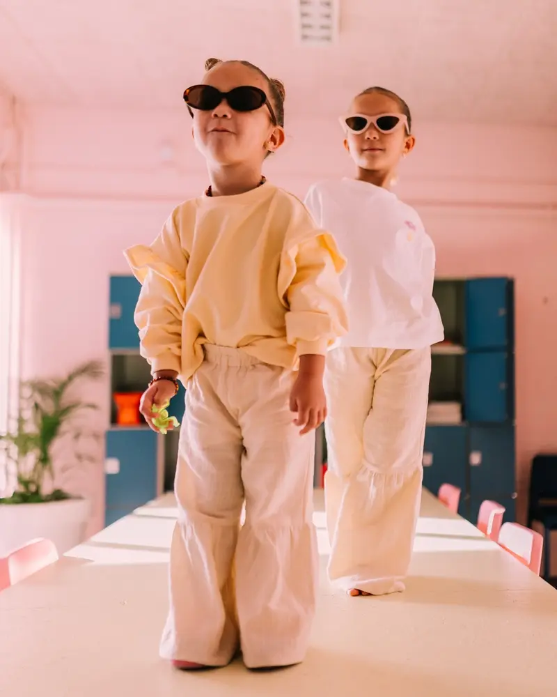 Jacky Sue Lois Ruffle Sweater Pastel Yellow Jacky Sue Lois Ruffle Sweater Pastel Yellow