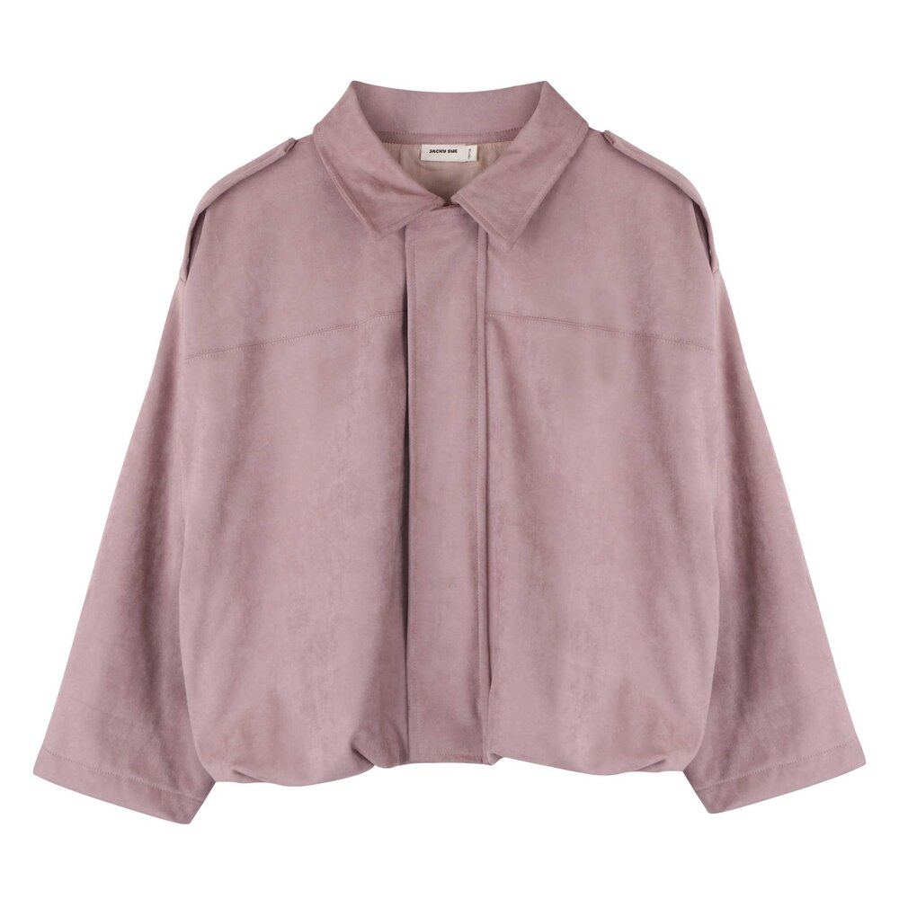 Jacky Sue Sasha Bomber Pink Suede Jacky Sue Sasha Bomber Pink Suede
