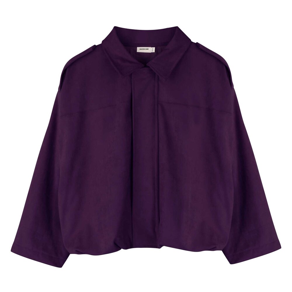 Jacky Sue Sasha Bomber Purple Suede Jacky Sue Sasha Bomber Purple Suede