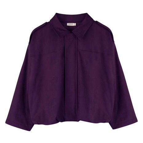 Jacky Sue Sasha Bomber Purple Suede Jacky Sue Sasha Bomber Purple Suede