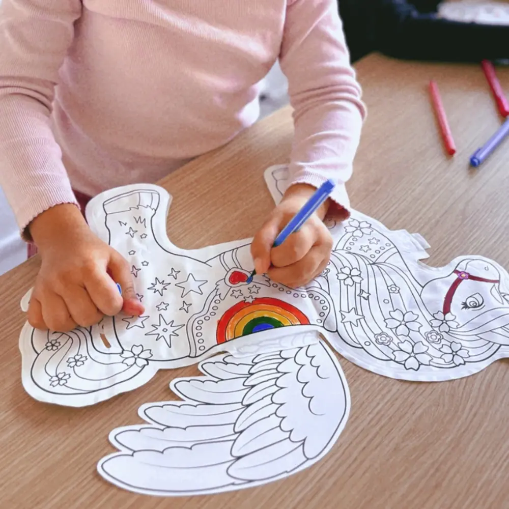 Ara Creative Opblaasbare Kleurplaat Giga Unicorn