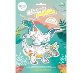 Ara Creative Opblaasbare Kleurplaat Dino's