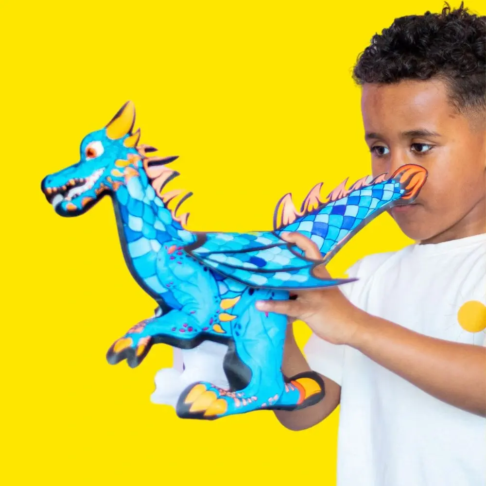 Ara Creative Opblaasbare Kleurplaat Giga Draak + Tattoos