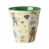 Rice Melamine Beker - Medium - Hero Groen Rice Melamine Beker - Medium - Hero Groen
