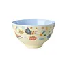 Rice Melamine Kom - Small - Hero Blauw Rice Melamine Kom - Small - Hero Blauw