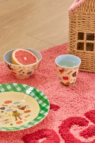 Rice Melamine Kom - Small - Hero Blauw Rice Melamine Kom - Small - Hero Blauw
