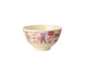 Rice Kinderkommetje - Small - Roze - Hero Print