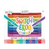 OOLY Switch-Eroo! Sparkle Glittery Color Changing Markers 12-pack