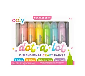 OOLY Dot-A-Lot: Dimensional Craft Paint - Pearlescent 8-pack