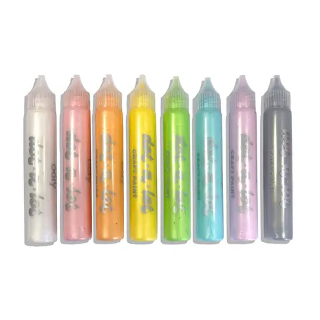 OOLY Dot-A-Lot: Dimensional Craft Paint - Pearlescent 8-pack