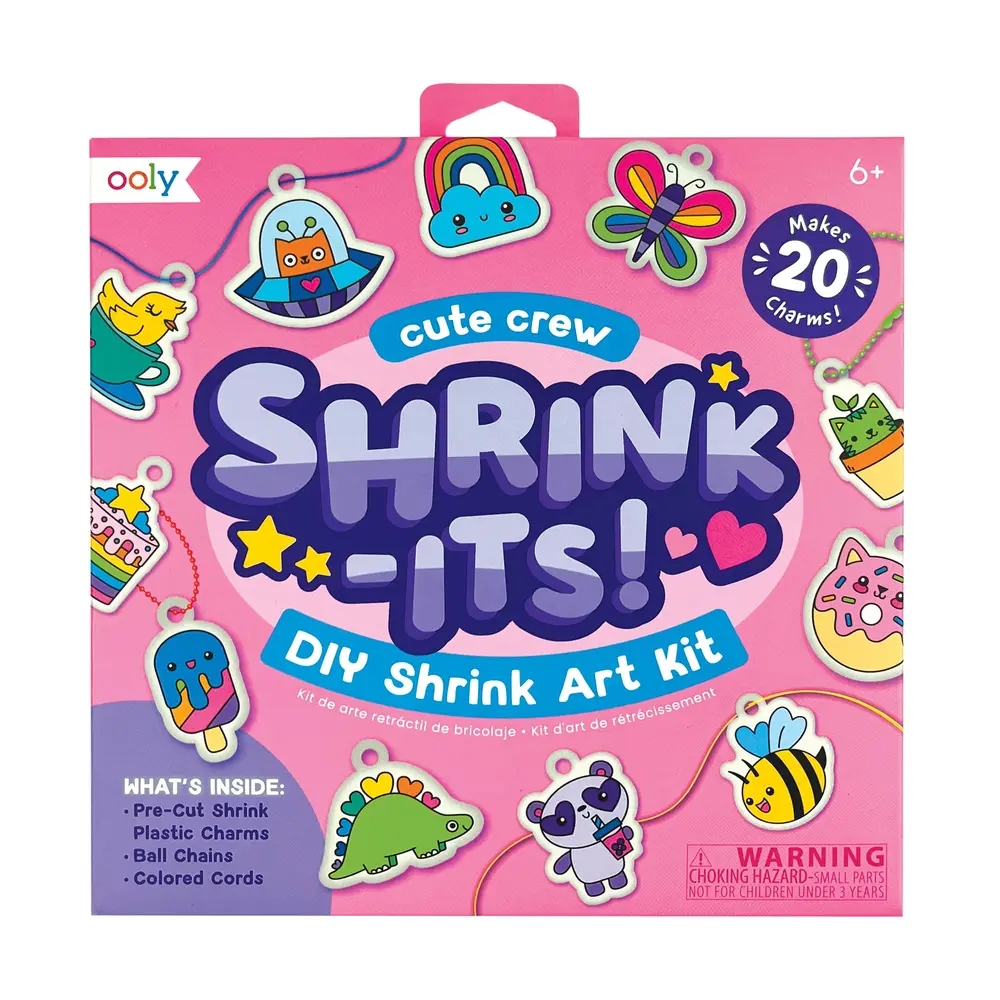 OOLY Shrink-Its! D.I.Y. Shrink Art Kit - Cute Crew
