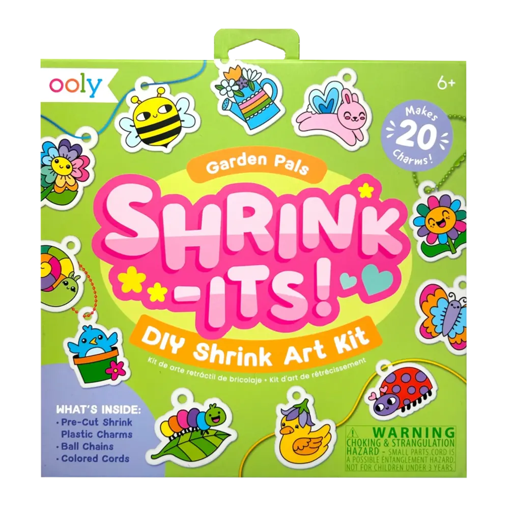 OOLY Shrink-Its! D.I.Y. Shrink Art Kit - Garden Pals
