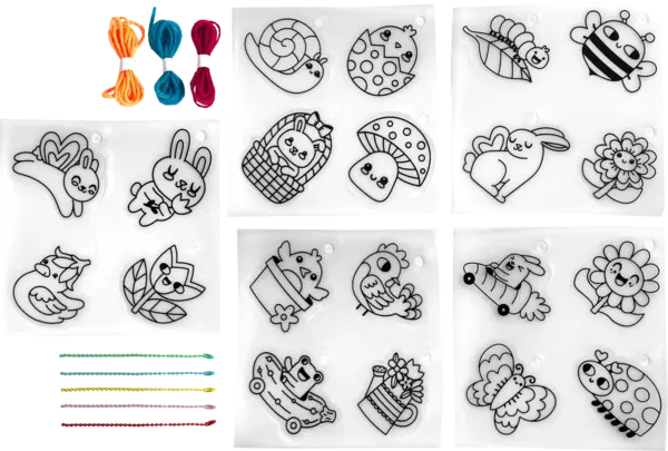 OOLY Shrink-Its! D.I.Y. Shrink Art Kit - Garden Pals