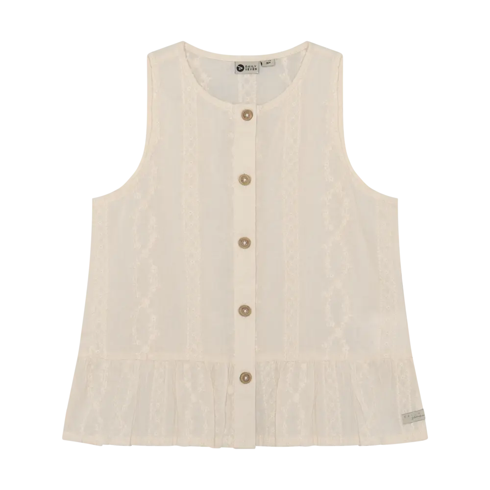 Daily7 Top Ruffle Sandshell Daily7 Top Ruffle Sandshell