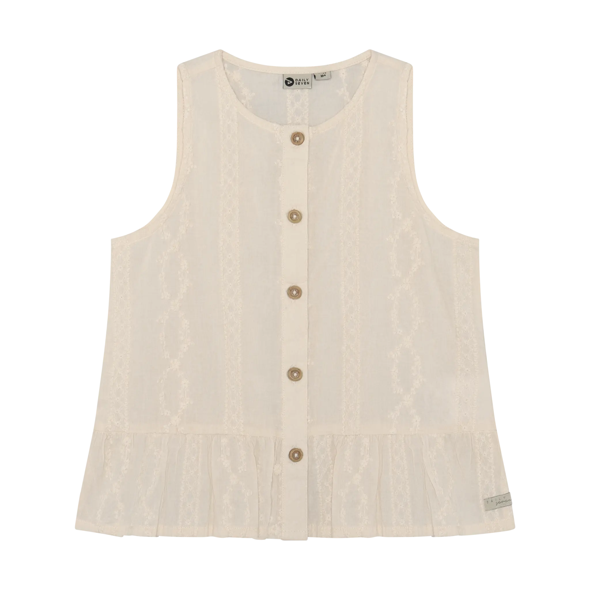 Top Ruffle Sandshell afbeelding