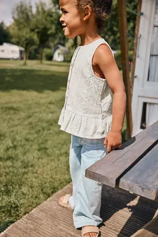 Daily7 Top Ruffle Sandshell Daily7 Top Ruffle Sandshell