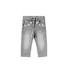 Your Wishes Jeans Baggy Stretch Denim Grey