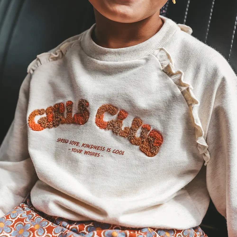 Your Wishes Sweater Raglan Girls Club White Swan Your Wishes Sweater Raglan Girls Club White Swan