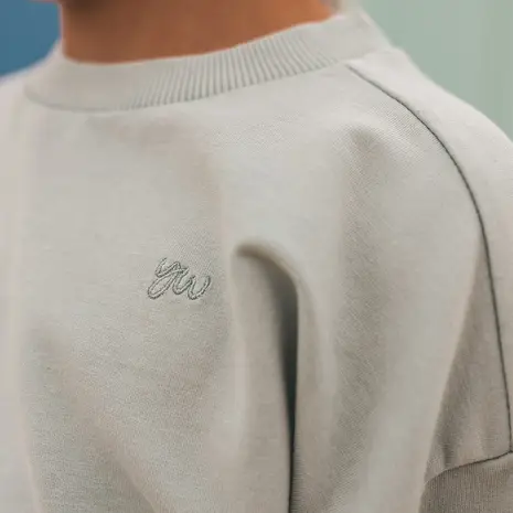 Your Wishes Sweater Wide Garment Dye Ocean