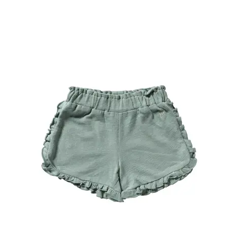 Your Wishes Shorts Ruffle Textured Jersey Ocean