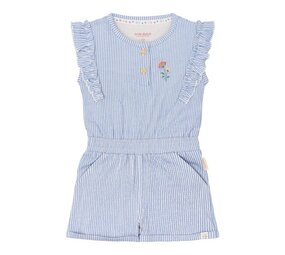 Little Dutch Tuinpak Denim Blue Stripe