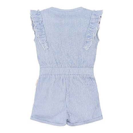 Little Dutch Tuinpak Denim Blue Stripe