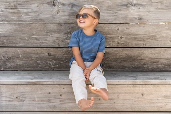 Little Dutch Shirt Indigo Stripe