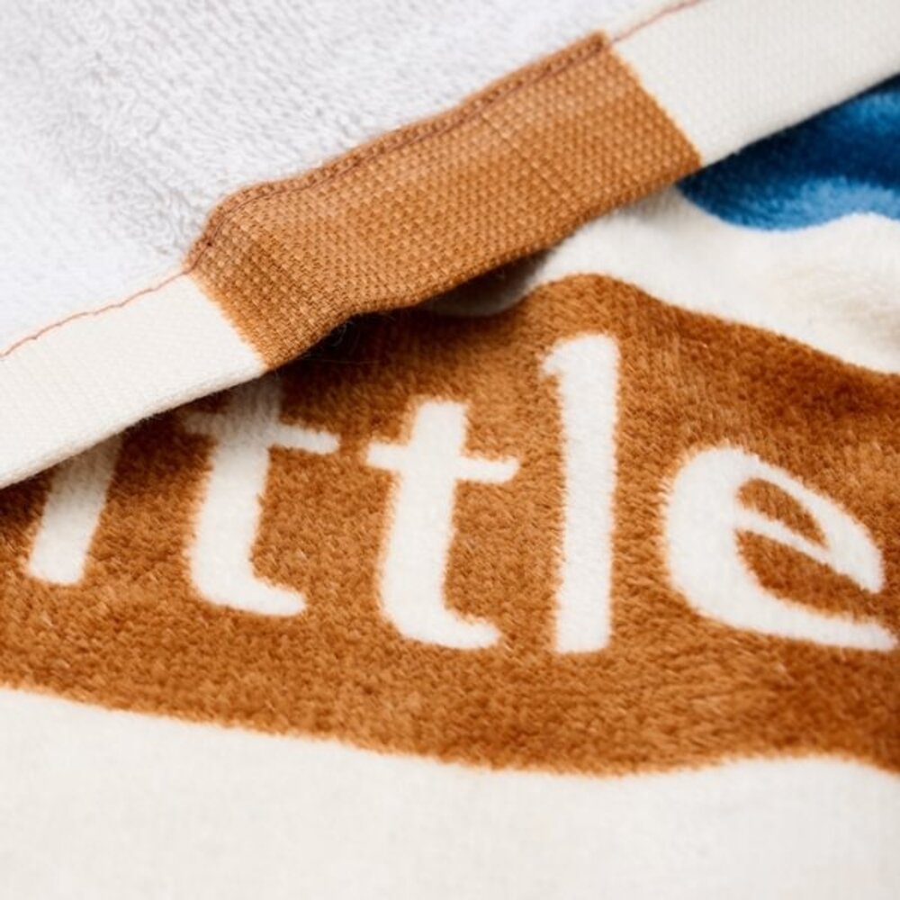 Little Dutch Strand Handdoek Ocean World Brown Stripe