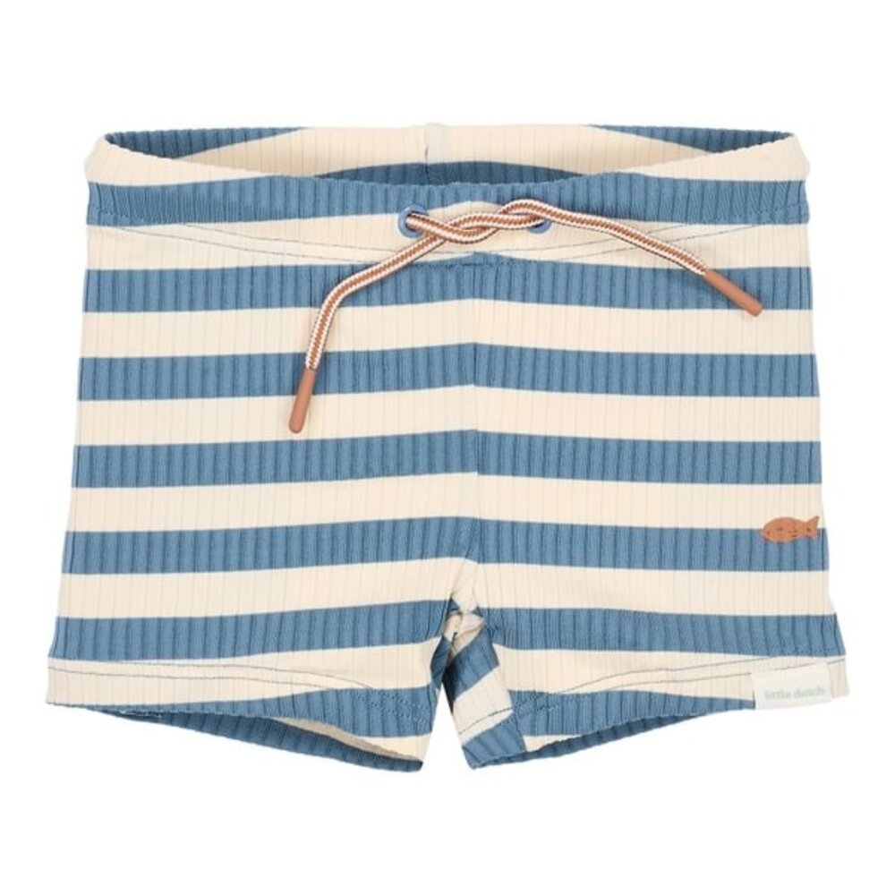 Little Dutch Zwembroek Ocean Blue Stripes