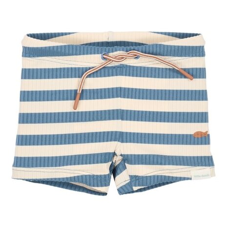 Little Dutch Zwembroek Ocean Blue Stripes