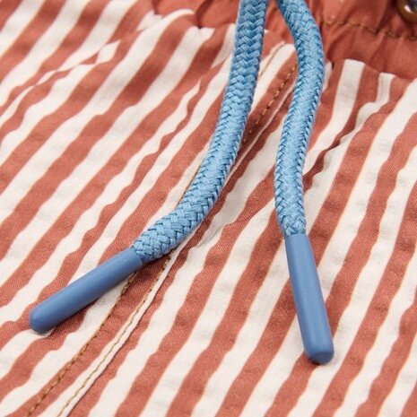 Little Dutch Zwemshort Ocean Brown Stripes