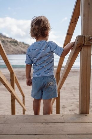 Little Dutch Zwemshirt Korte Mouw Ocean Splash