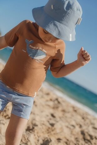 Little Dutch Zwemshirt Korte Mouw Sunny Brown