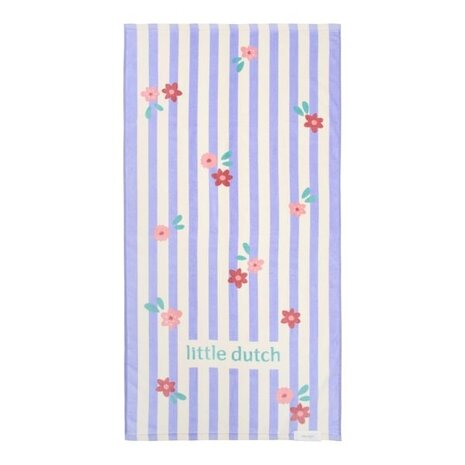Little Dutch Strand Handdoek Dreamy Purple Stripe