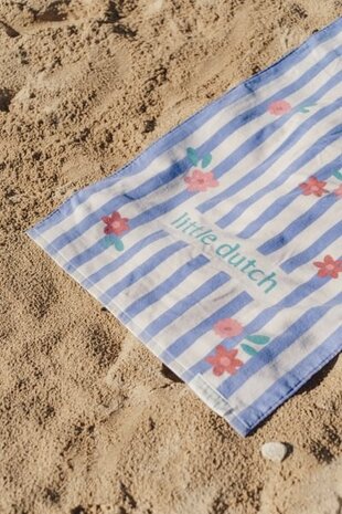 Little Dutch Strand Handdoek Dreamy Purple Stripe