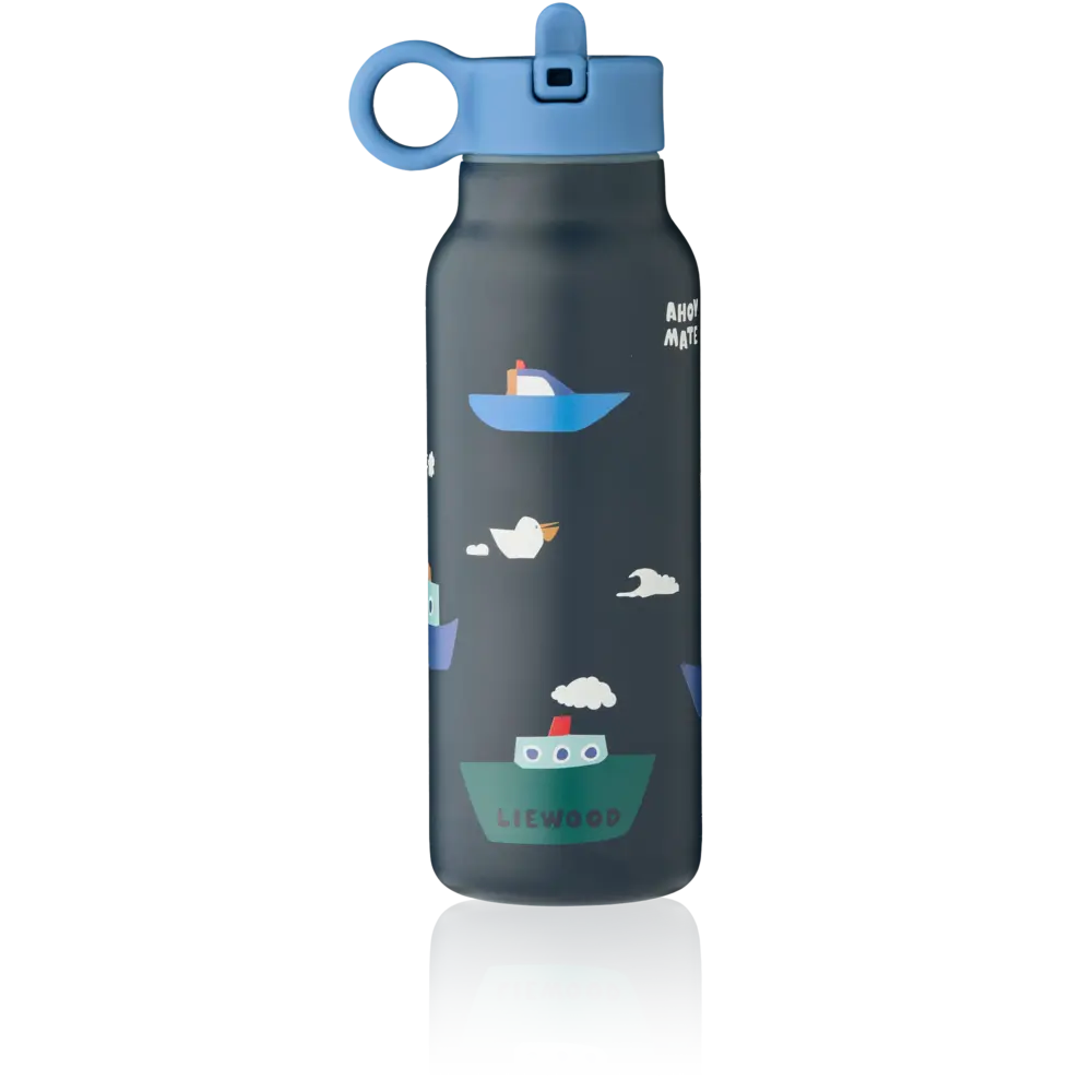Liewood Drinkfles Falk 350 ml Sailing Classic Navy