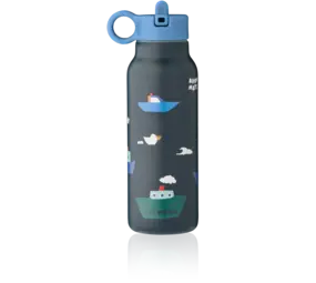 Liewood Drinkfles Falk 350 ml Sailing Classic Navy