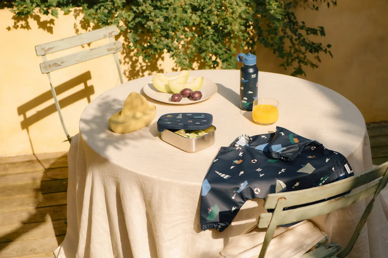 Liewood Drinkfles Falk 350 ml Sailing Classic Navy